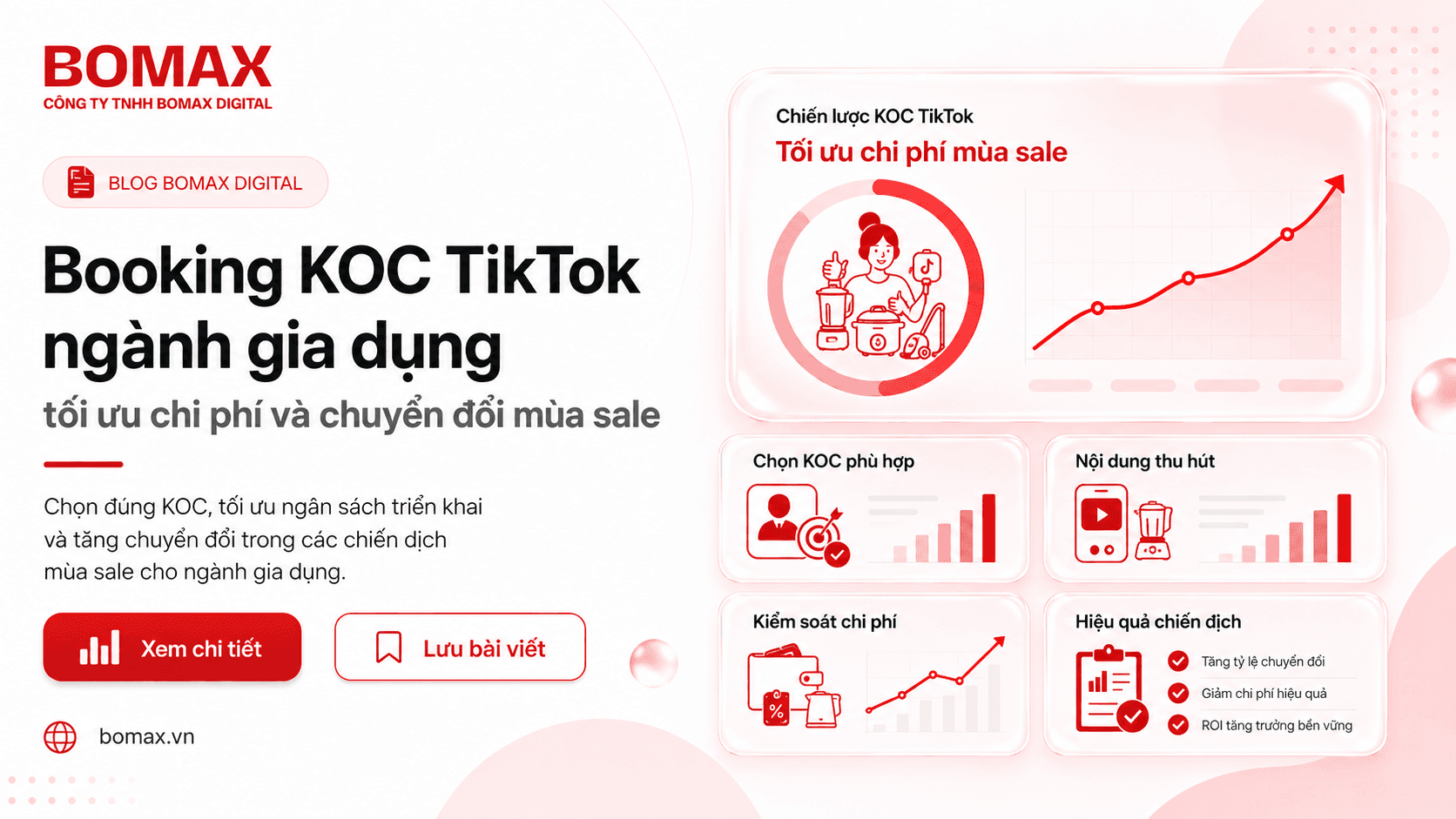 Booking KOC TikTok ngành gia dụng: tối ưu chi phí và chuyển đổi mùa sale