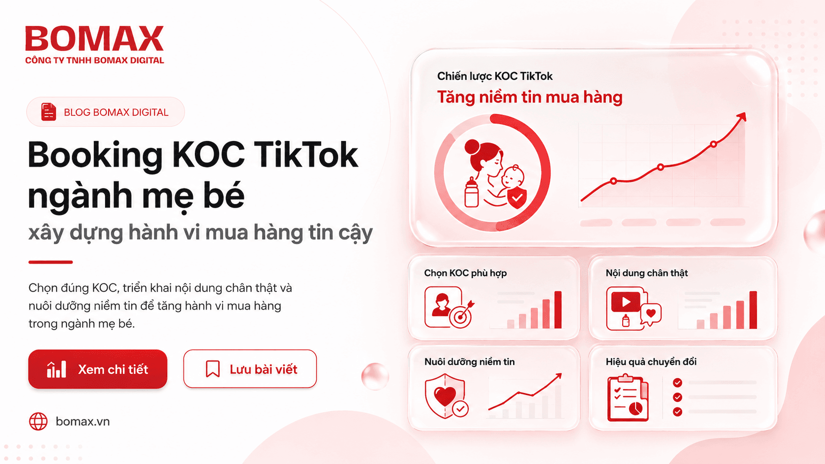 Booking KOC TikTok ngành mẹ bé: xây dựng hành vi mua hàng tin cậy