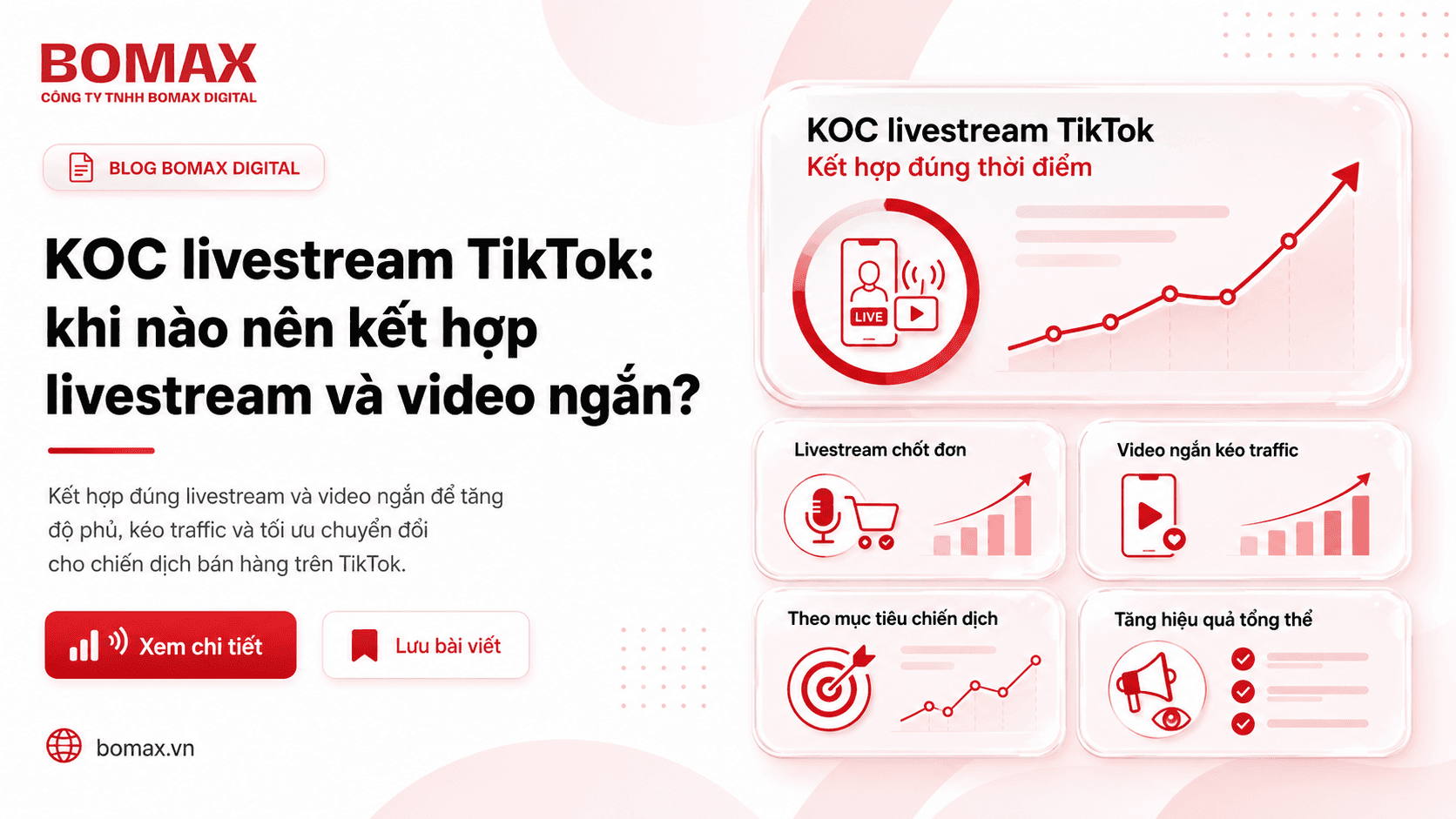 KOC livestream TikTok: khi nào nên kết hợp livestream và video ngắn?